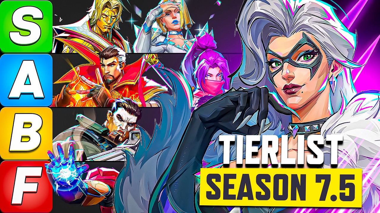 Marvel Rivals NEW TIER LIST - Season 7.5 META HEROES