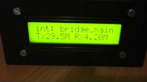 16x2 character display & MikroTik