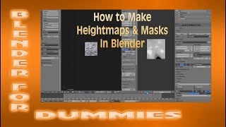 How to make Heightmaps & Masks in Blender for use in IClone