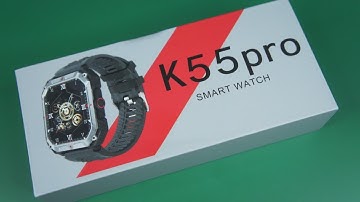 K55 Pro - BT Calling Smart Watch Unboxing, First time setup Feature review (link in the description)