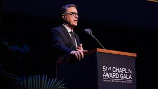 Stephen Colbert Honors George Clooney at the 51st Chaplin Award Gala