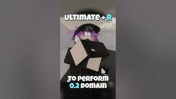 HOW TO USE 0.2 DOMAIN CUTSCENE VARIANT IN JUJUTSU SHENANIGANS  #animegames #roblox #anime #gojo #jjs