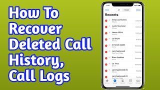 How To Recover Deleted Call History Android - Call history recovery screenshot 5