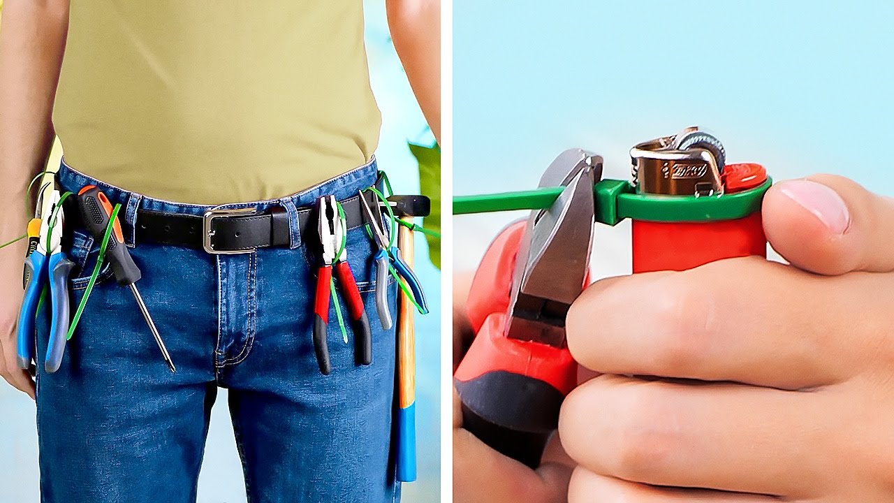 ZIP TIES, CABLES, FASTENERS. Incredible hacks for everyday life