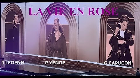 [4K]  PRETTY YENDE / G CAPUCON / JOHN LEGEND  - LA VIE EN ROSE - PARIS LA DEFENSE ARENA ( 2025 )