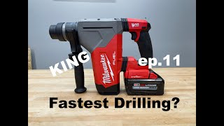 24-20 | Milwaukee M18 FUEL 1-1/8 Inch SDS-plus fastest drilling rotary hammer | 2915-20 | ep.11