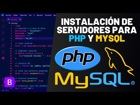 Instalación de SERVIDORES para PHP y MYSQL - MÁSTER EN PHP - MYSQL y BOOTSTRAP #1