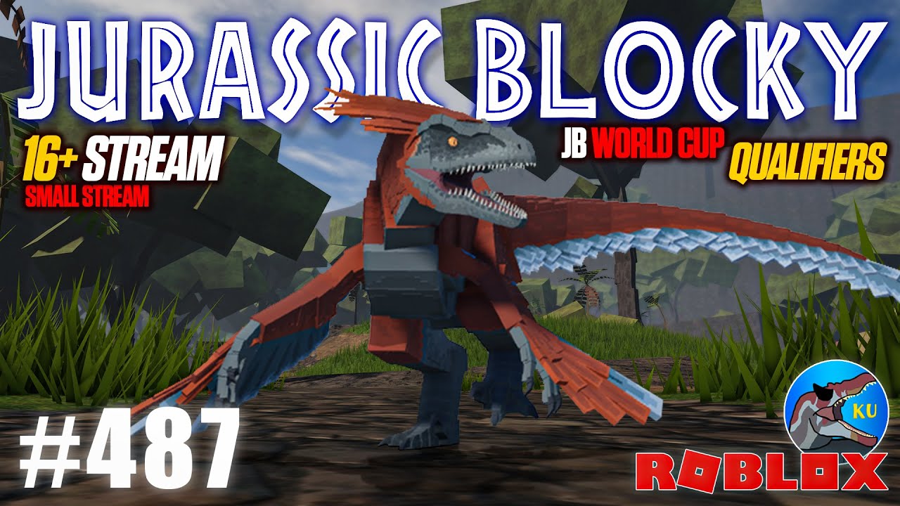 Jurassic Blocky! & AOT - Dinosaurs Live - Day 487 ( 16+ STREAM +
