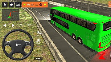 2025 new coach bus simulator 💥 || indonesia bus simulator part-265 #bus #game #simulator #comman