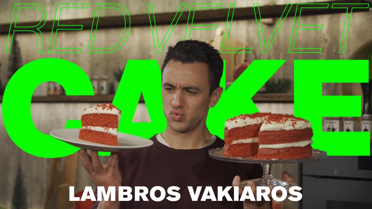 Red Velvet Cake ?! 😱 | LAMBROS VAKIAROS