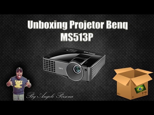 Unboxing Projetor Benq MS513P (Abrindo a Caixa) Português BR 3D