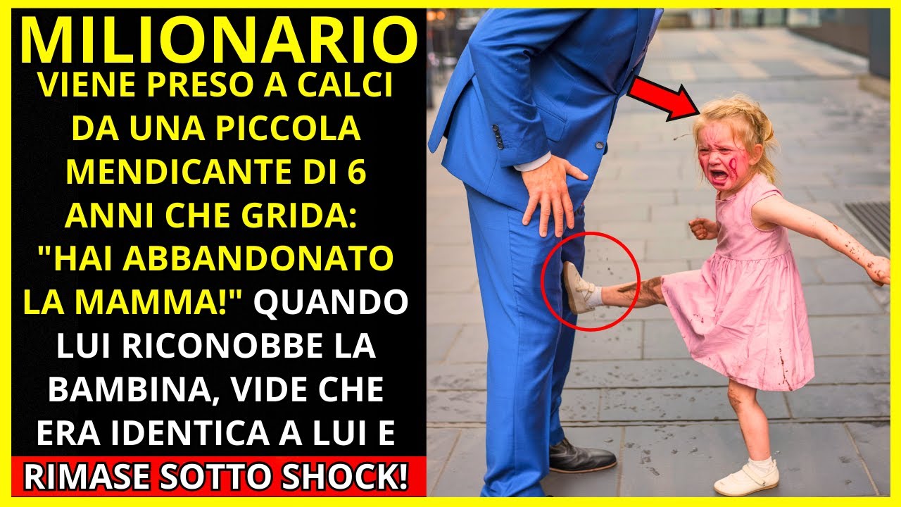 MILIONARIO VIENE PRESO A CALCI DA UNA PICCOLA MENDICANTE DI 6 ANNI "HAI ...