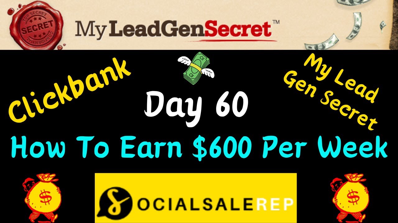 SocialSaleRep - How To Make Money With Clickbank And My Lead Gen Secret ...