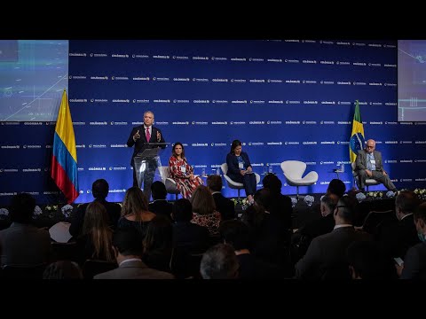 Presidente Duque en el conversatorio ‘Colombia: una plataforma de crecimiento’, en Brasil - 18/10/21