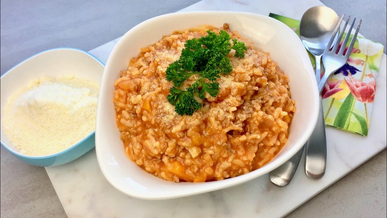 HackfleischRisotto aus dem Thermomix® TM5 / TM6 Thermilicious YouTube