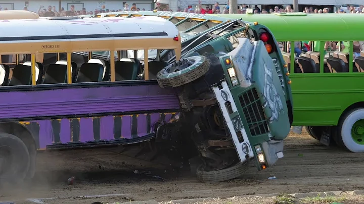2025 Fayette County Fair School Bus Demolition Derby