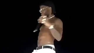 Burna Boy Kicks A Female Fan For Trying To Steal His Gold Ring