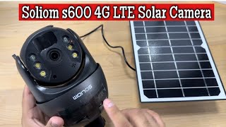 Soliom s600 4G LTE Solar Camera