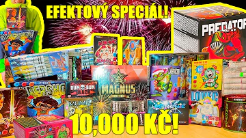 OHŇOSTROJ ZA 10,000 KČ!🧨🎆 - EFEKTOVÝ SPECIÁL (kompakty, single shot, fontány)