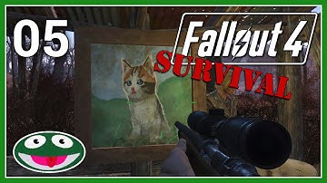 Exploring - Fallout 4 Survival Mode Stealth [Part 5]