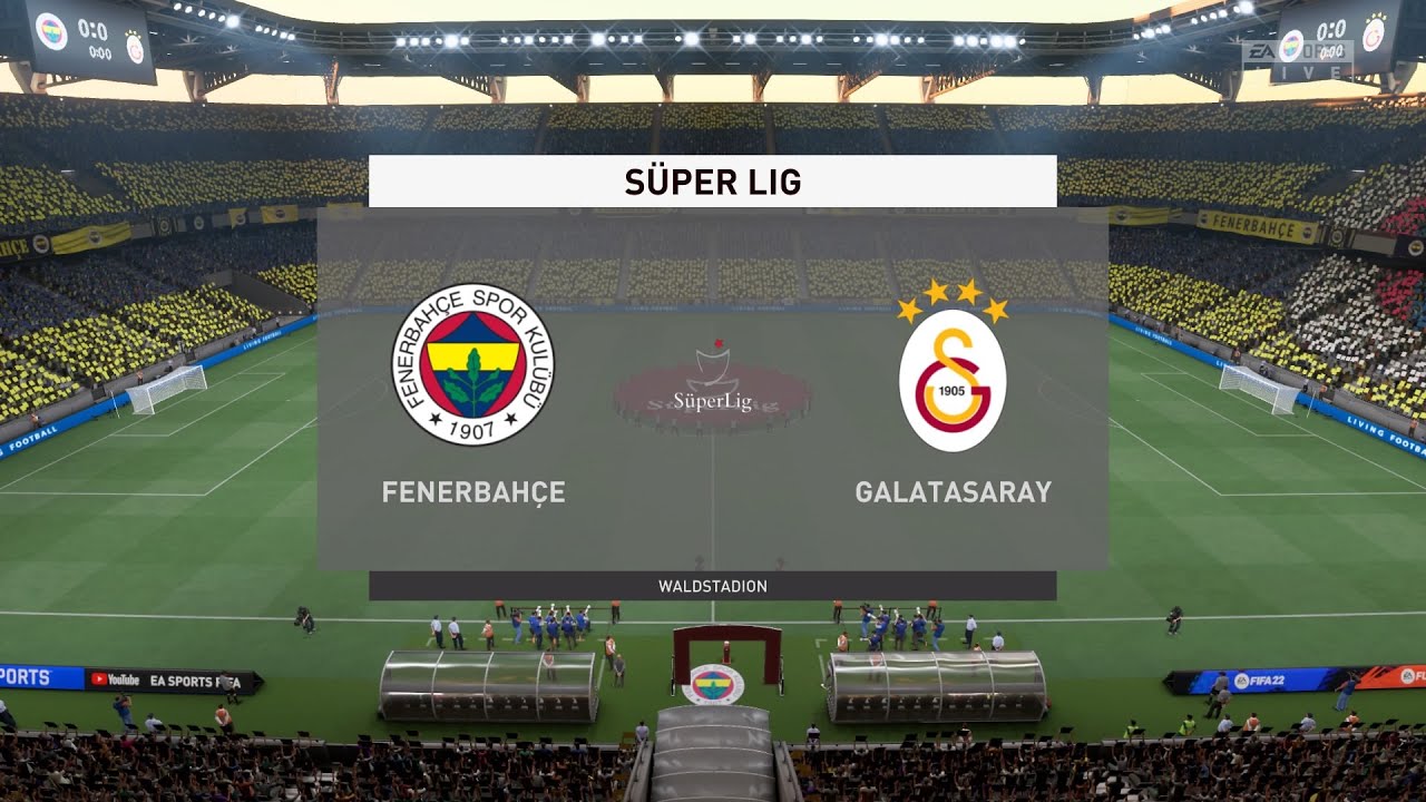 FIFA 22 Fenerbahçe vs Galatasaray - Turkey Super Lig 10 April 2022 Gameplay