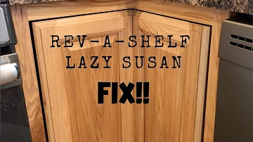 How do you adjust the height of a Lazy Susan?