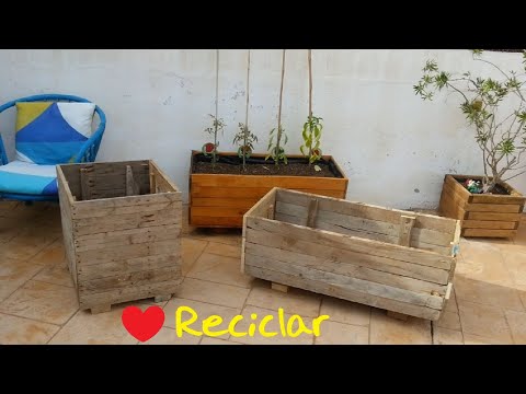 Jardineras y macetas con palets de madera hqdefault