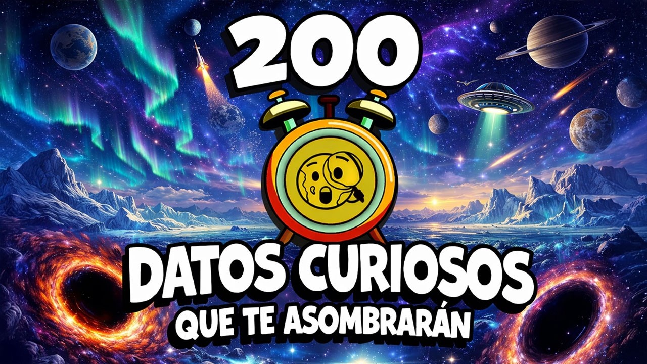 200 Datos Curiosos que NO SABÍAS 🤯 | Te Volarán la Mente Nº2