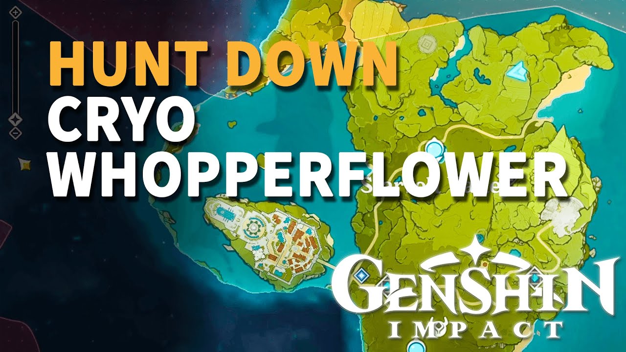 Cryo Whopperflower Genshin Impact Location YouTube