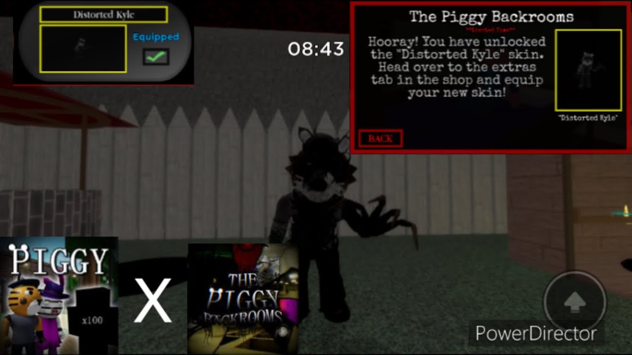 Distorted Kyle I got Distorted Kyle in piggy book 2 but 100 player X Piggy the ...