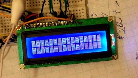Zombie Snack - Arduino/LCD game (close up)