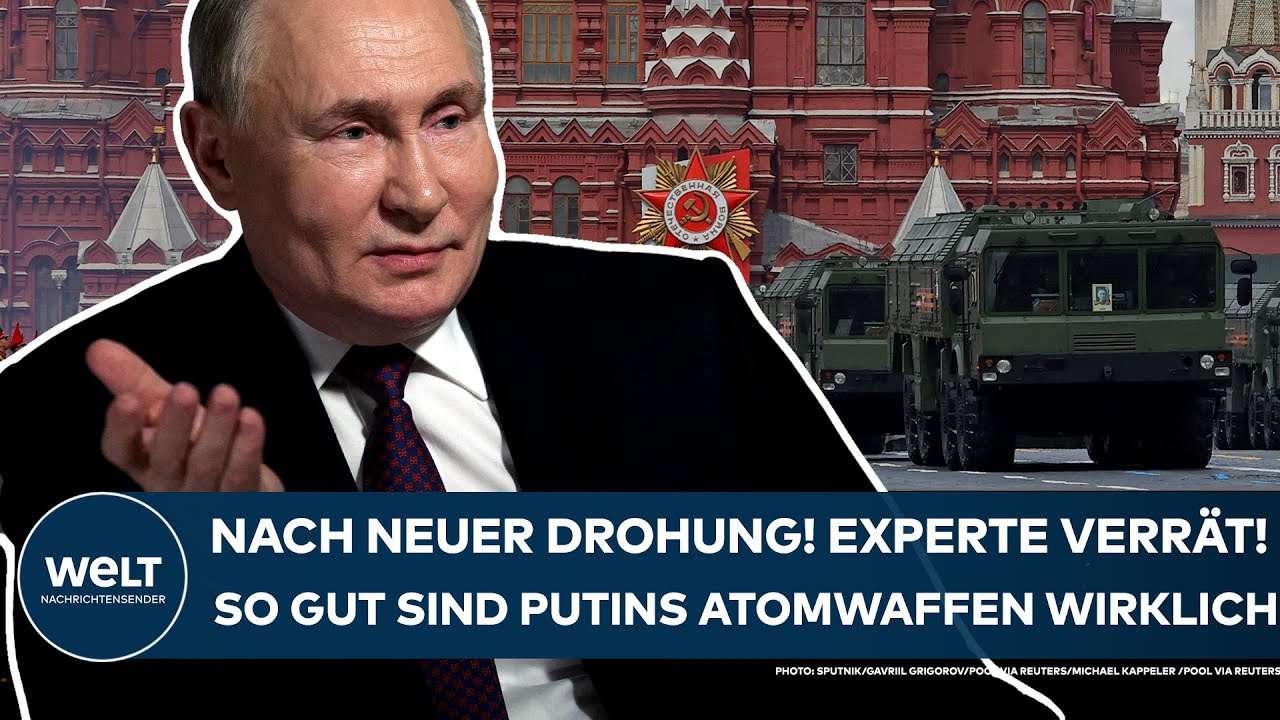 UKRAINE-KRIEG: Experte warnt - Der Westen geht immer sorgloser mit Putins Atomdrohungen um | WELT