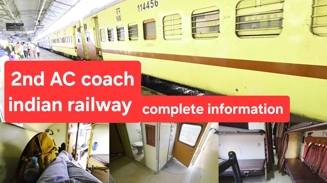 2nd AC coach | 2AC train facility | Indian Railway jodhpur to delhi ...