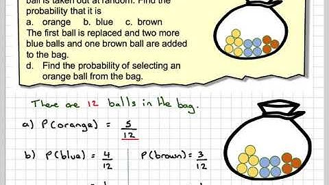 Finding probabilities of coloured balls in a bag