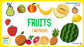 2Sinif İngi̇li̇zce 9Üni̇te Fruits-Meyveler