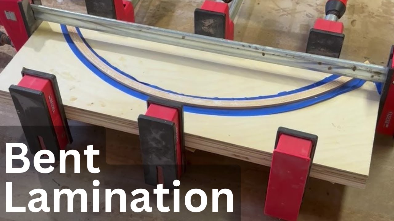 Bending Wood into a Circular Arc for a Display Case using Bent