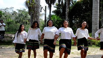Cocama Tribe Dance at Kapitari Ayahuasca Retreat, Iquitos, Peru