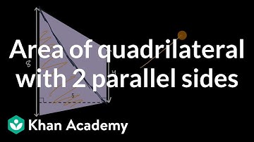 Area of quadrilateral with 2 parallel sides