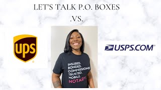WHICH PO BOX IS BEST FOR YOUR BUSINESS? ⎮ UPS VS USPS
