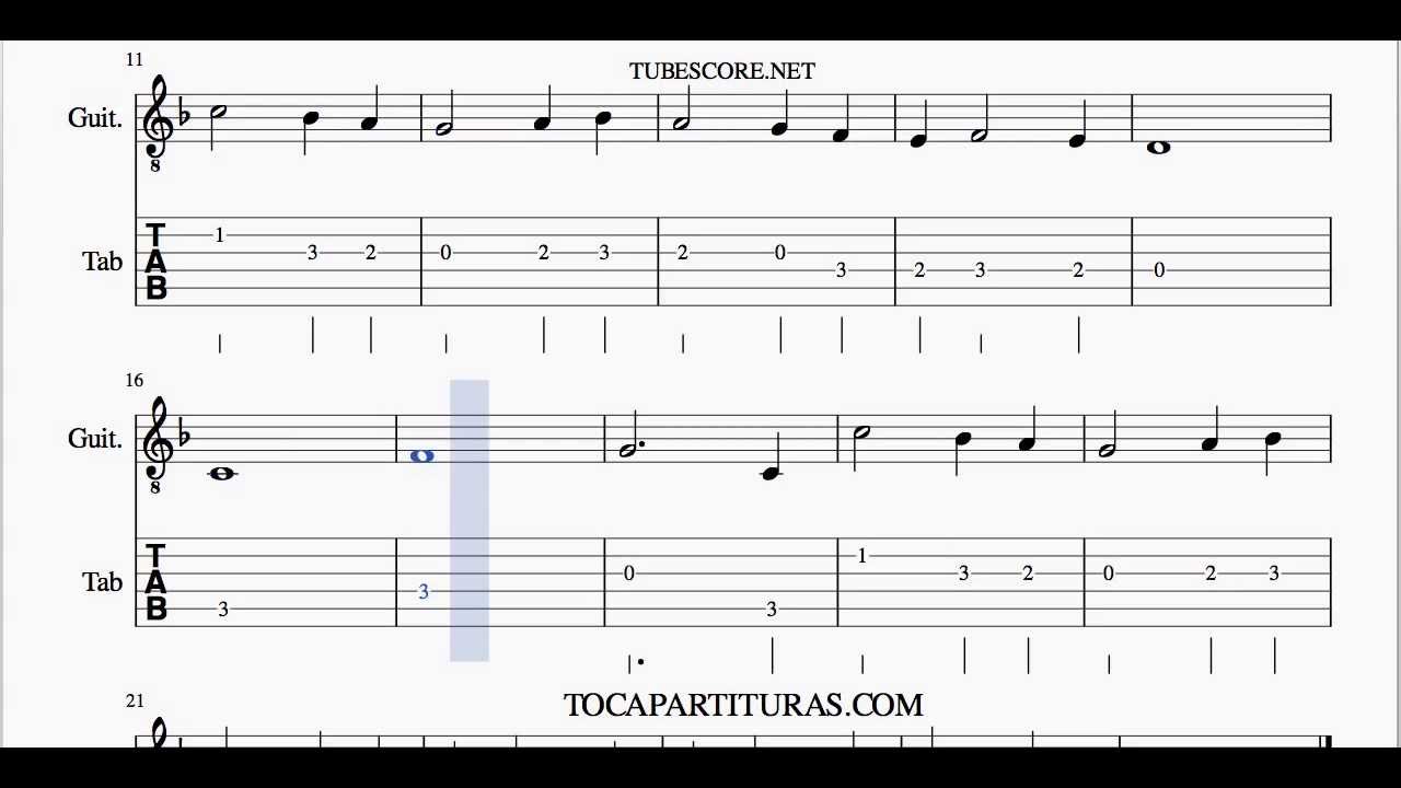 Partido Reafirmar Dirigir Titanic Tablatura y Partitura del Punteo de Guitarra - YouTube