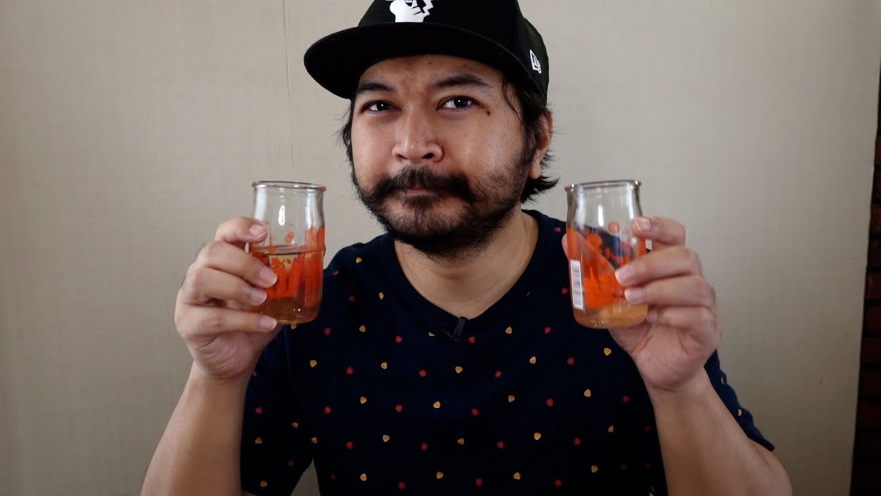 Trying hot and cold sake