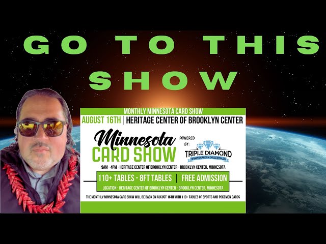 minnesota pokemon card show The next Minnesota Card Show is set for April 1619, 2026. Now expanded to 600+ tables of sports cards, Pokmon, and collectibles. Reserve your tables now: cardshowmn.com Tables are limited and will