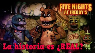 La Historia REAL detrás de Five Nights At Freddy´s Resubida #fivenightsatfreddys #fnaf