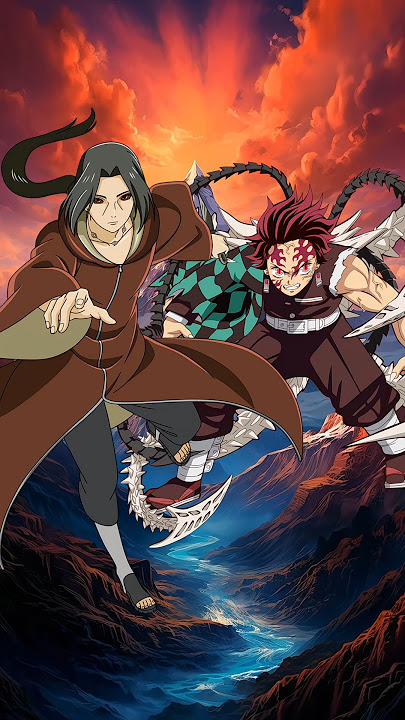 Itachi vs Tanjiro #itachi #tanjiro #naruto #demonslayer