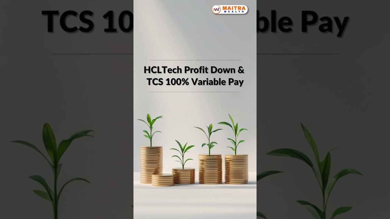 HCL Tech Profit Down & TCS 100% Variable Pay.