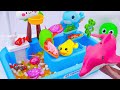 [🐟Toy ASMR🐟] Blue Water Park Playset | RC Pink Dolphin &amp; Zuru Robo Fish Toys Unboxing