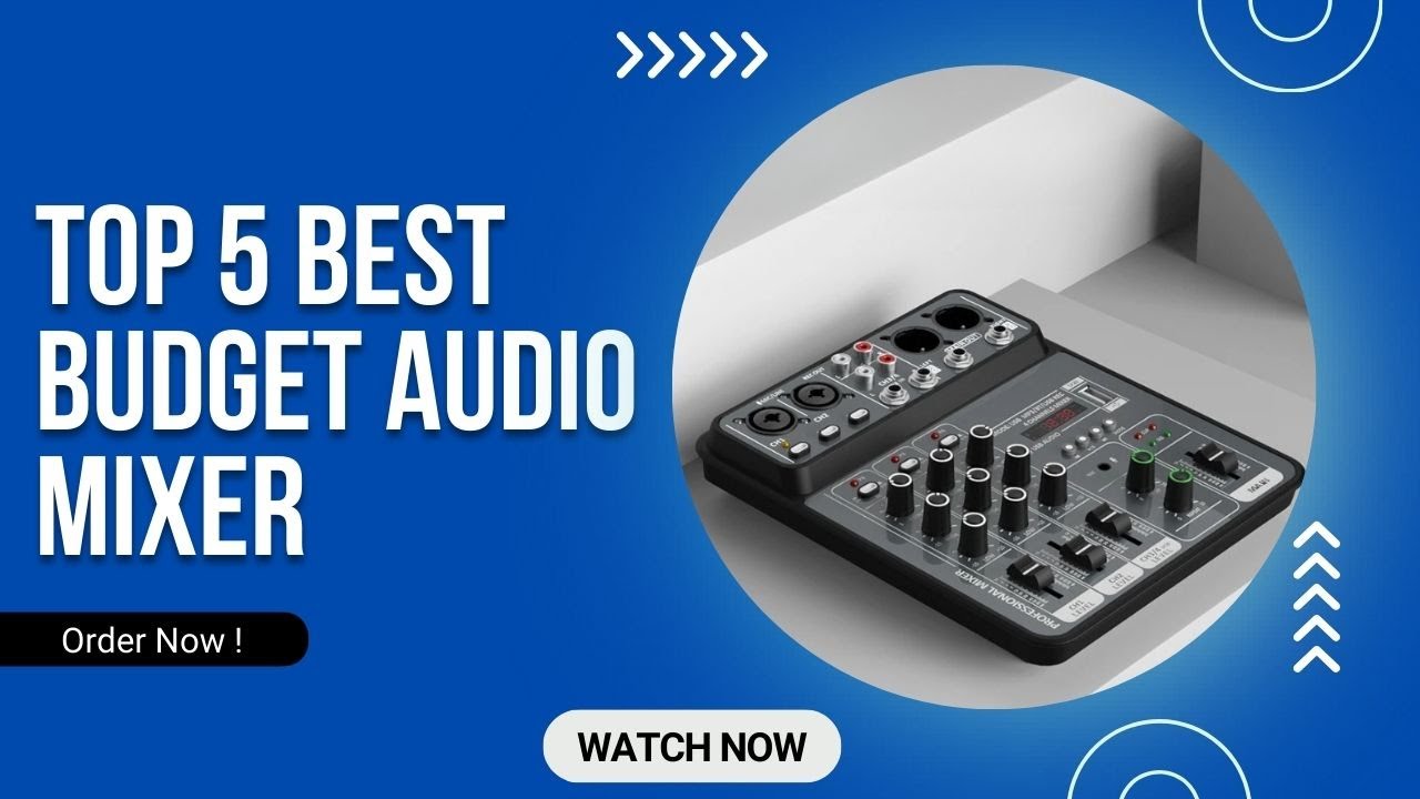 Top 5 Best Budget Audio Mixer in 2026 on AliExpress