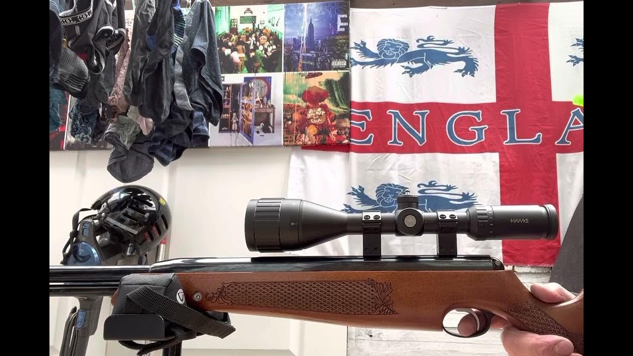 Air arms TX200hc with tinbum tuning kit pellet on turret test