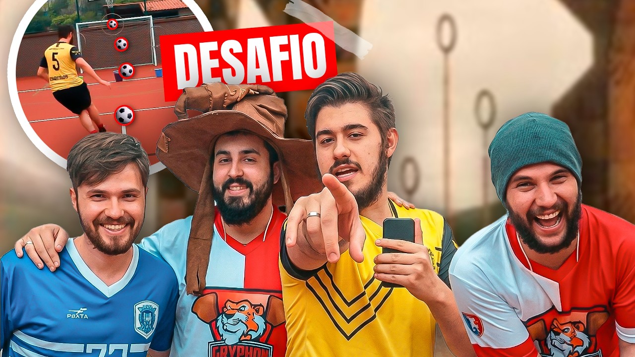 DESAFIO DO QUADRIBOL feat. Caldeirão Furado, O Expresso de Hogwarts e Observatório Potter