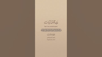سورة الأحزاب  28   30  ~ الشيخ ماهر المعيقلي #علي #اكسبلور #المصحف #علي #اكسبلور #المصحف